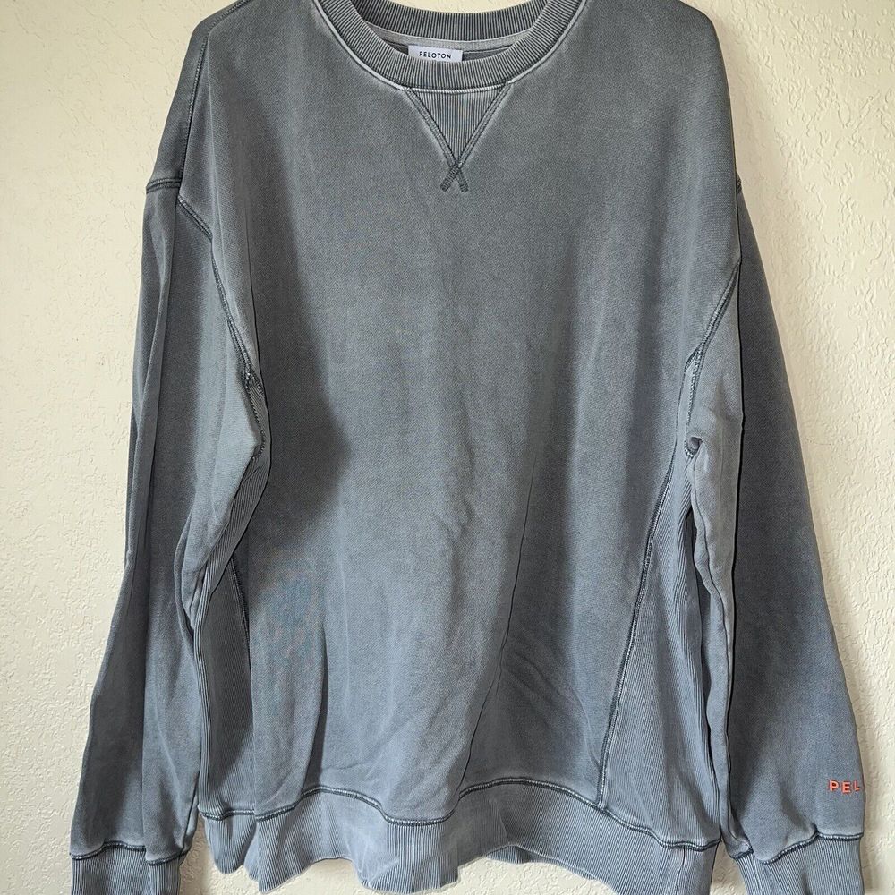 Peloton Brooklyn Gray Crew Neck Sweater Men’s Size XL